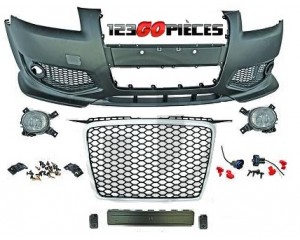 Pare-chocs Avant Look RS3 à peindre Audi A3 8P 2005-2008